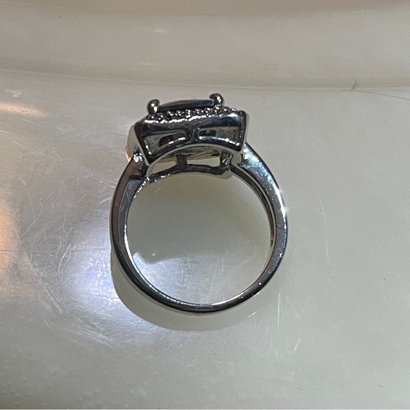 🫐Beautiful Art Deco Cushion Cut Deep Purple Amethyst Dinner Ring! - Picture 15 of 15